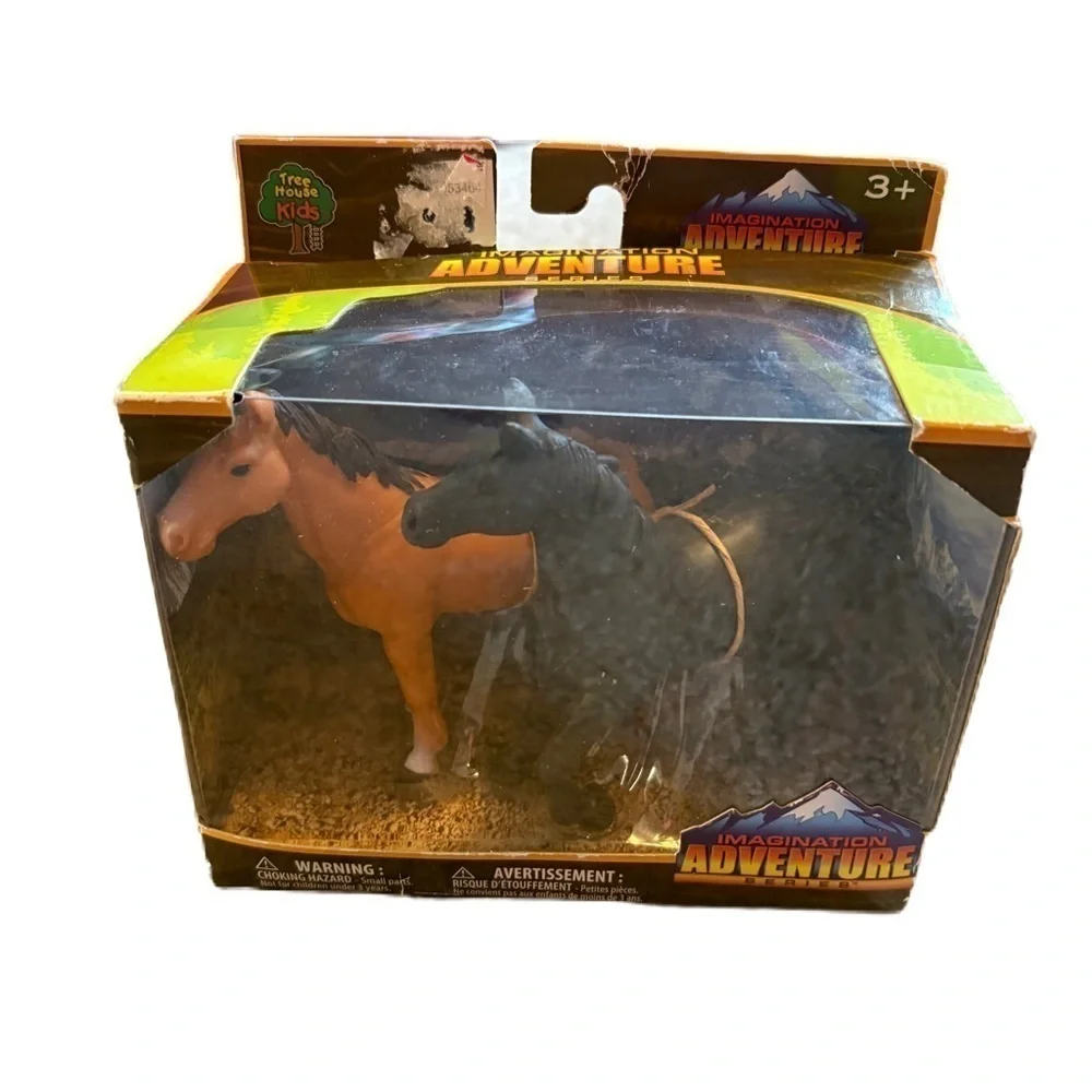 Vintage Tree House Kids Imagination Adventure Series 2 Horses New Old Stock NEW